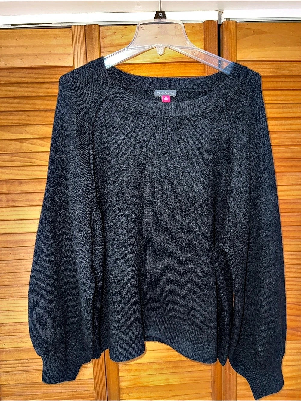 Vince Camuto Women's Knit Sweater Black XL